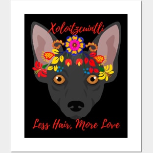 Floral Xolo Dog-Less Hair, More Love Posters and Art